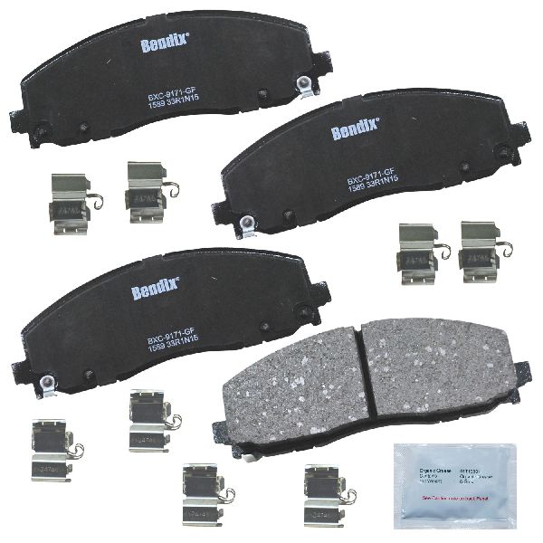 Disc Brake Pad Set - Front for 2012-2020 Dodge Journey (Bendix CFC1589)