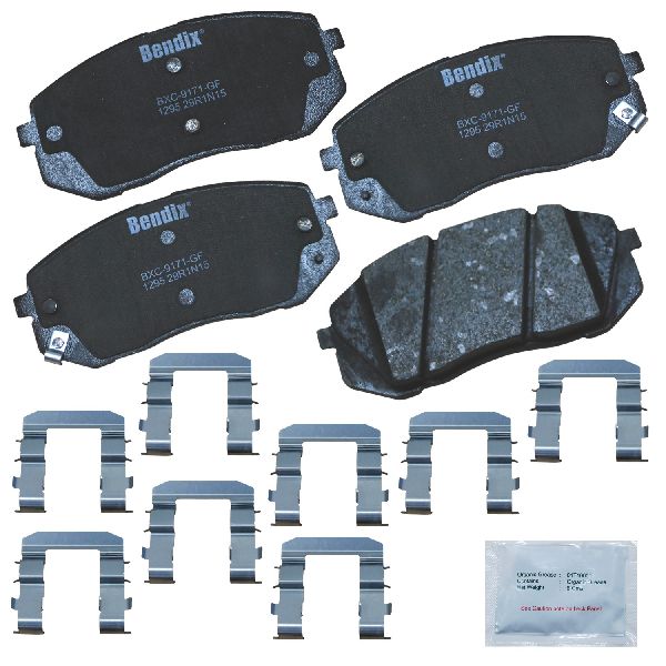 Disc Brake Pad Set - Front for 2007-2012 Kia Rondo (Bendix CFC1295)