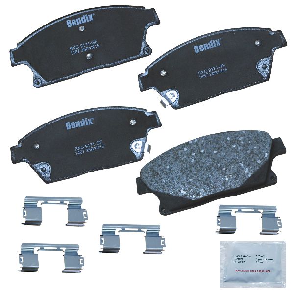 Disc Brake Pad Set - Front for 2013-2017 Buick Encore (Bendix CFC1467)