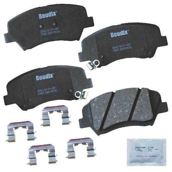 Disc Brake Pad Set - Front for 2012-2017 Dodge Attitude (Bendix CFC1593)