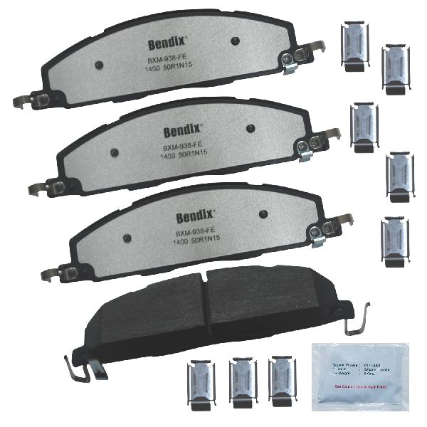 Disc Brake Pad Set - Rear for 2011-2018 Ram 3500 (Bendix MKD1400FM)