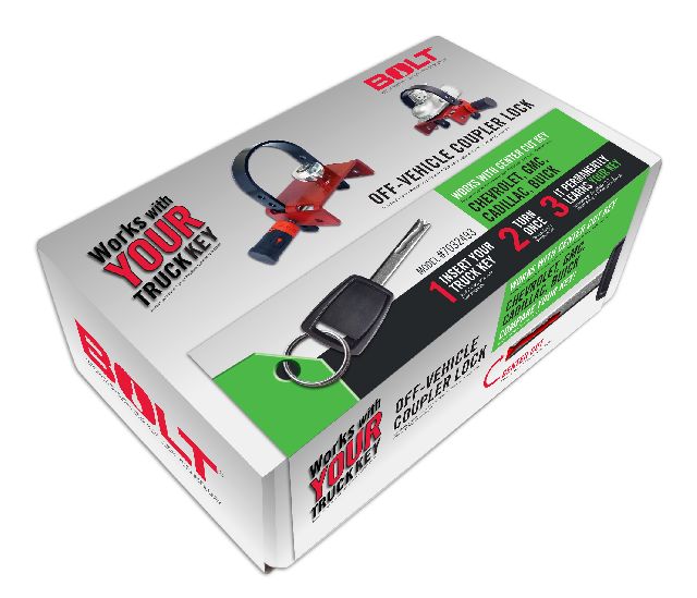 BOLT Trailer Hitch Coupler Lock 