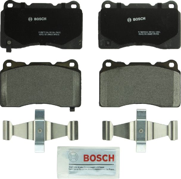 Disc Brake Pad Set - Front, Rear for 2015-2017 Dodge Viper (Bosch BP1001)