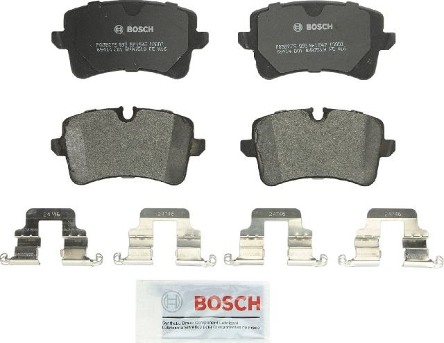 Disc Brake Pad Set - Rear for 2012-2018 Audi A6 (Bosch BP1547)
