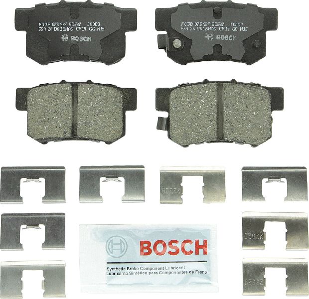 Disc Brake Pad Set - Rear for 2000-2009 Honda S2000 (Bosch BC537)