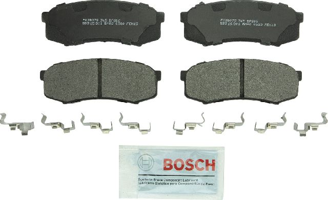 Disc Brake Pad Set - Rear for 2003-2009 Lexus GX470 (Bosch BP606)