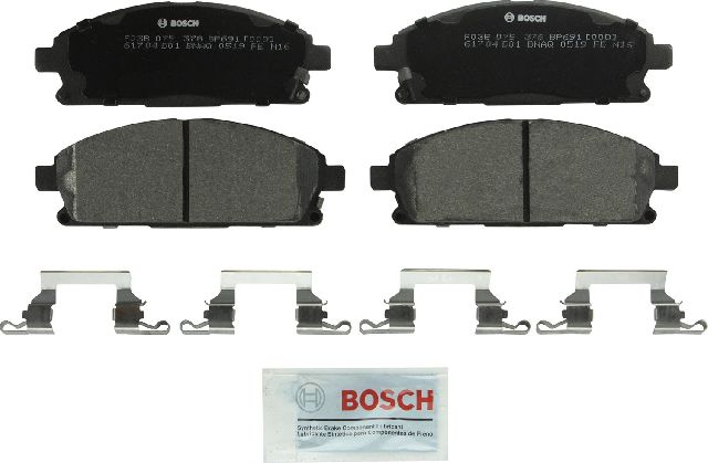 Disc Brake Pad Set - Front for 1996-2001 Nissan Pathfinder (Bosch BP691)