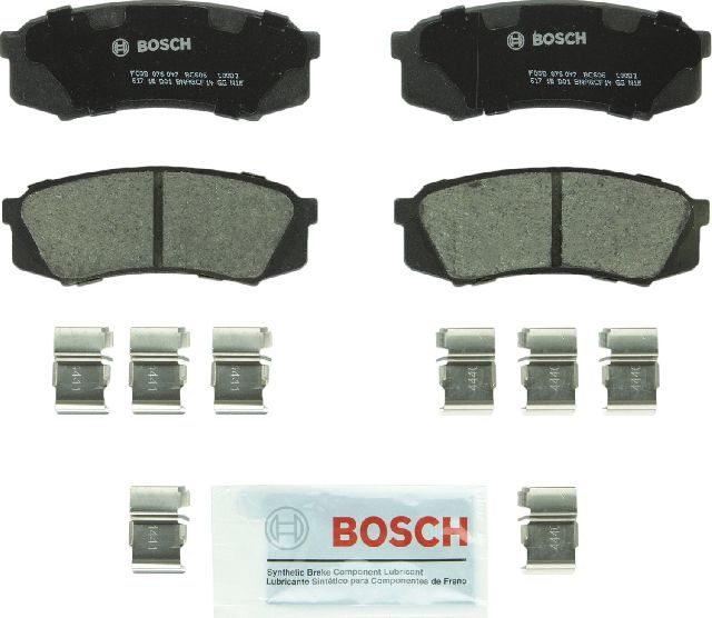 Disc Brake Pad Set - Rear for 1996-1997 Lexus LX450 (Bosch BC606)