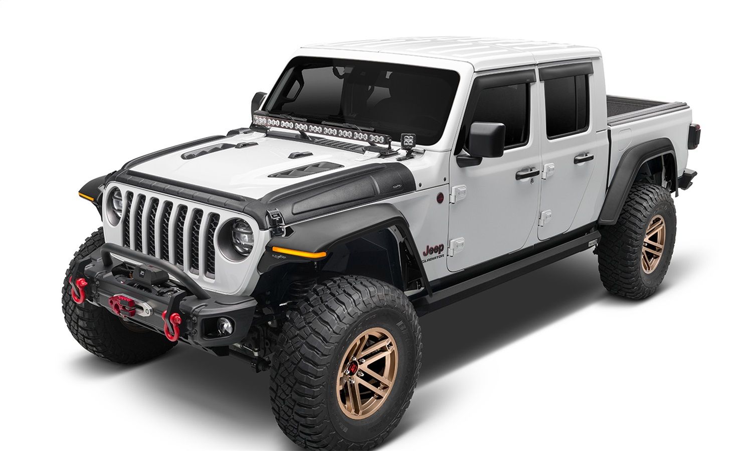2024, 2023, 2022, 2021, 2020 Jeep Wrangler Hood Guard