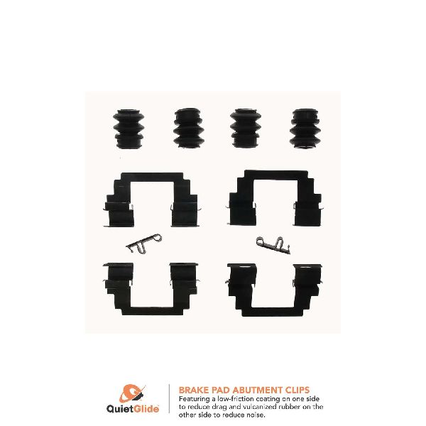 Disc Brake Hardware Kit - Front for 2003-2008 Pontiac Vibe (Carlson 13376Q)