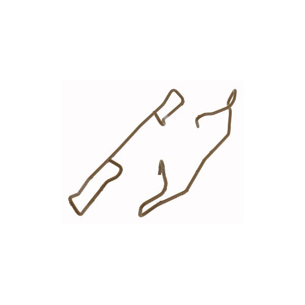 Disc Brake Hardware Kit - Front for 2013-2018 Ford C-Max (Carlson 13335)