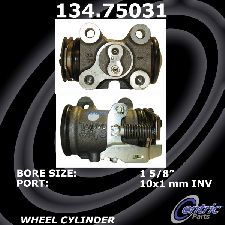 2 Centric Parts Drum Brake Wheel Cylinder Front For Iveco Euro 110