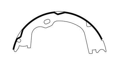Parking Brake Shoe - Rear for 2008-2009 Dodge Durango (Centric 111.09470)