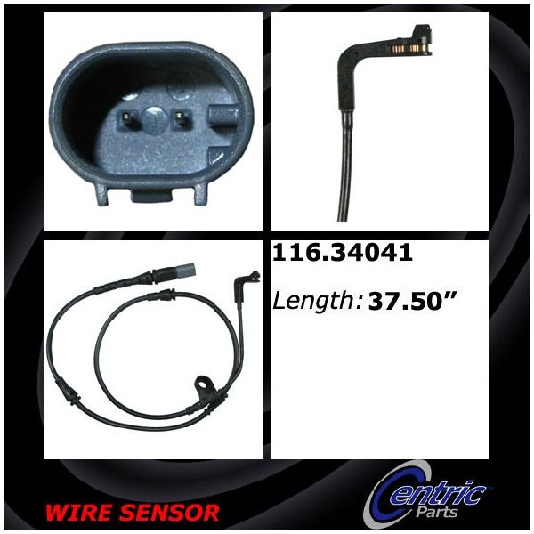 Disc Brake Pad Wear Sensor - Front for 2007-2010 BMW X5 (Centric 116.34041)