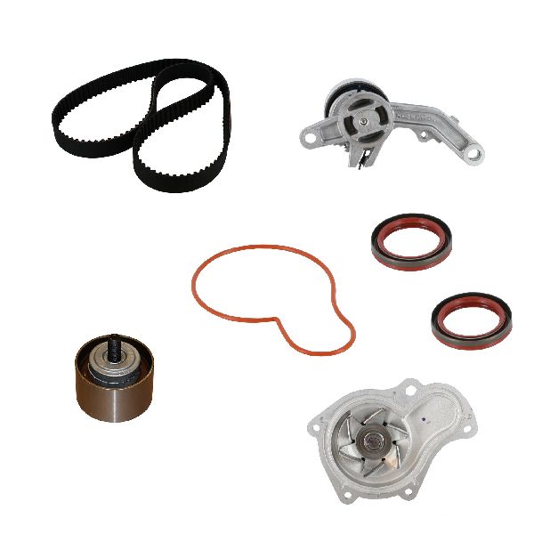 Engine Timing Belt Kit with Water Pump for 2000-2007 Dodge Caravan (Continental PP265LK2)