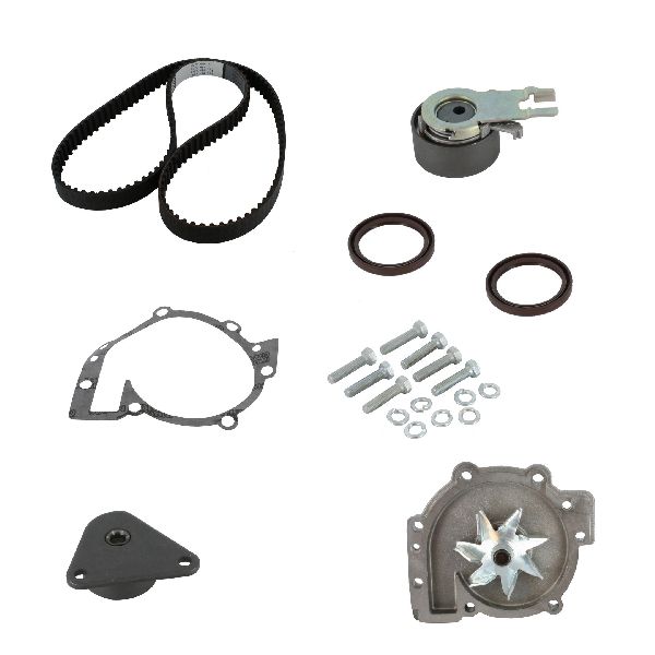 Engine Timing Belt Kit with Water Pump for 2007-2013 Volvo C30 (Continental PP331LK3)