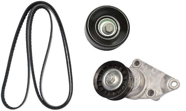 Serpentine Belt Drive Component Kit - Alternator for 2005-2009 GMC Envoy (Continental K49275A)
