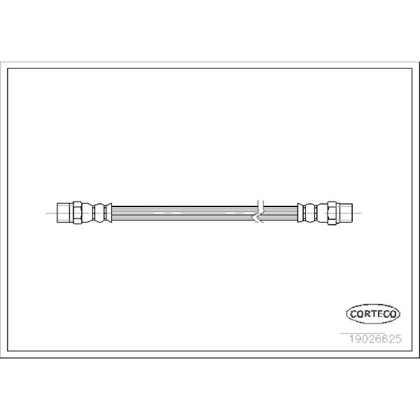 Corteco Brake Hydraulic Hose 
