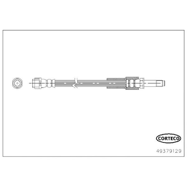 Corteco Brake Hydraulic Hose 