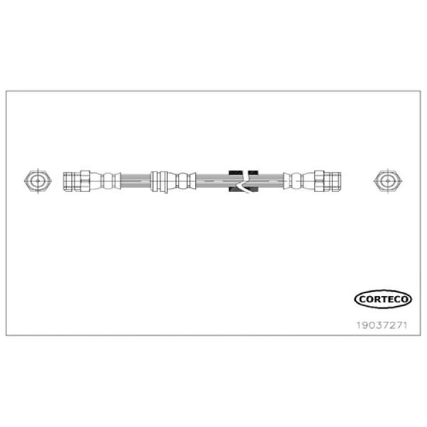 Corteco Brake Hydraulic Hose 