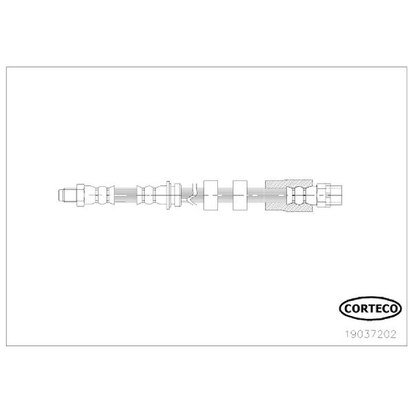 Corteco Brake Hydraulic Hose 