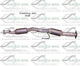 Catalytic Converter-Exact-Fit Davico Exc CA 17422