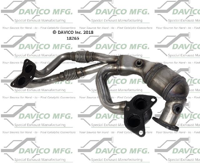 Catalytic Converter - Front for 2006-2012 Subaru Legacy (Davico Converters 18265)