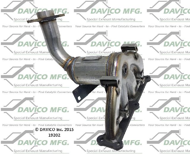 Catalytic Converter - Front (Davico Converters 19202)