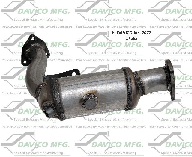 Catalytic Converter - Front Right for 2009 Audi A4 Quattro (Davico Converters 17568)
