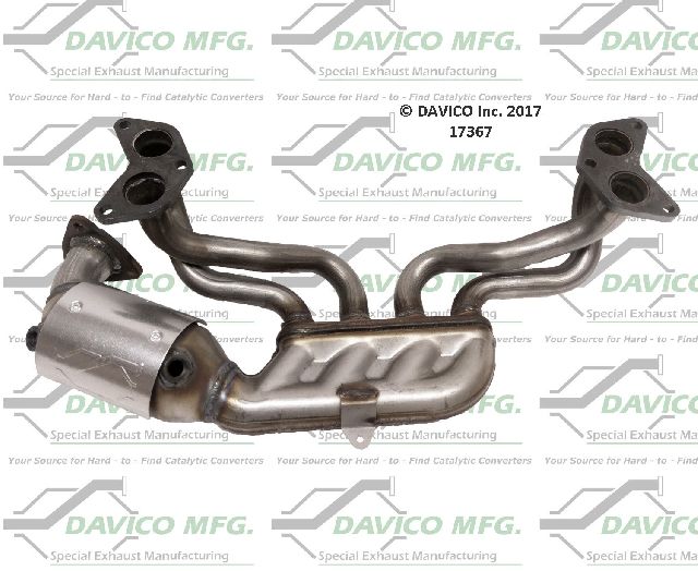 Catalytic Converter - Front for 2012-2016 Subaru Impreza (Davico Converters 17367)