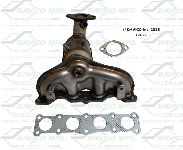 Catalytic Converter - Front for 2014-2015 Kia Sorento (Davico Converters 17627)