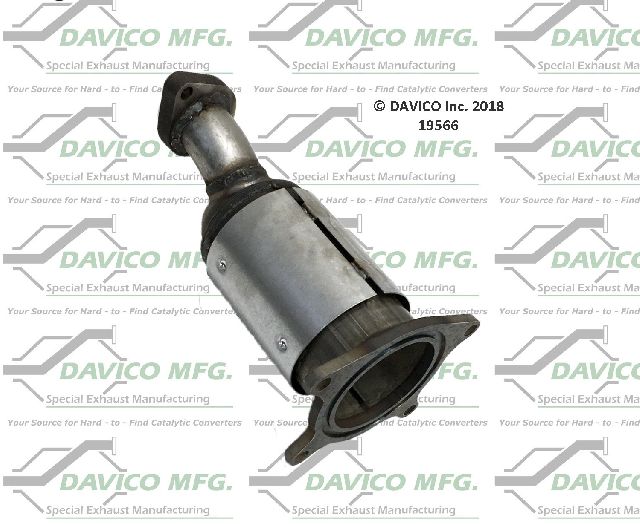 Catalytic Converter - Front Right for 2011-2012 Ford Explorer (Davico Converters 19566)