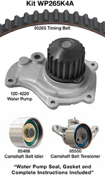 Engine Timing Belt Kit with Water Pump for 2003-2007 Dodge Caravan (Dayco WP265K4A)