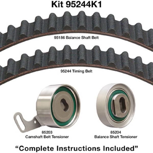 Engine Timing Belt Component Kit for 1994-2002 Honda Accord (Dayco 95244K1)
