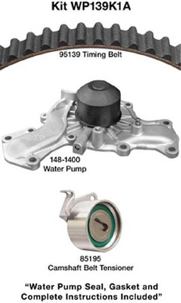 Engine Timing Belt Kit with Water Pump for 1987-2000 Dodge Caravan (Dayco WP139K1A)