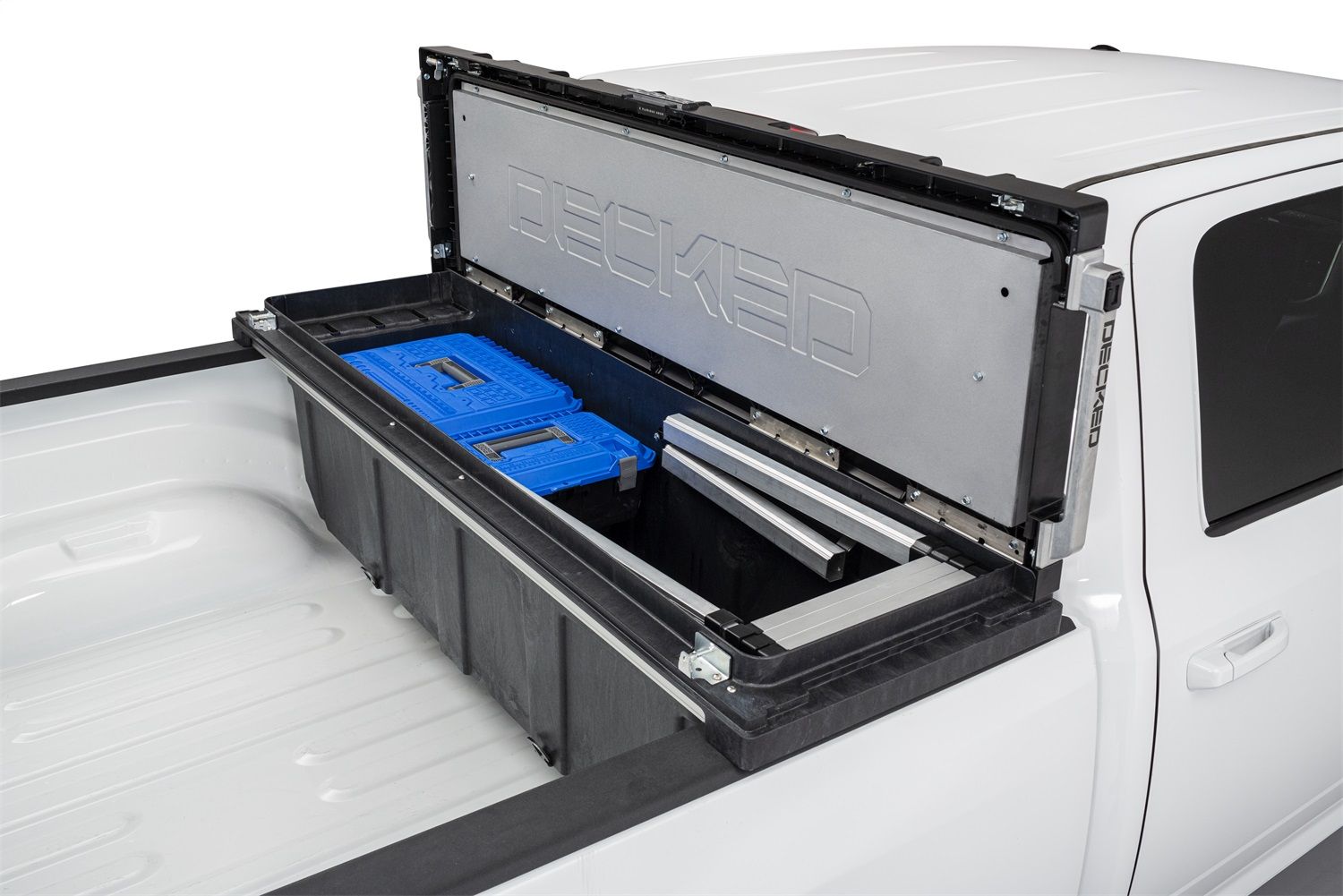 Pickup bed rail on sale tool boxes