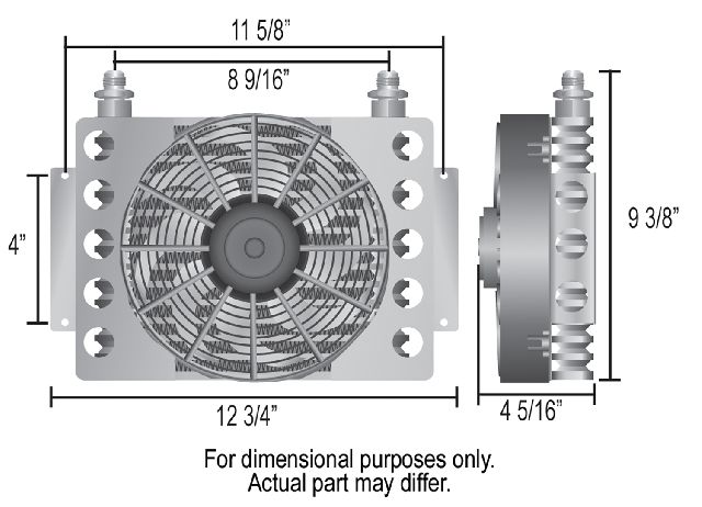Derale Automatic Transmission Oil Cooler Kit 