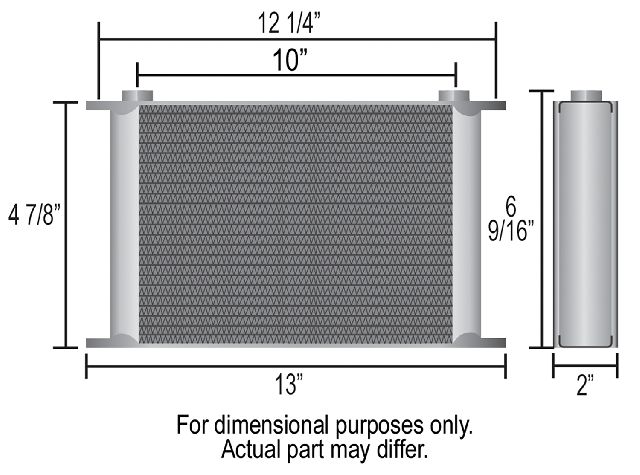 Engine Oil and Automatic Transmission Oil Cooler (Derale 51608)