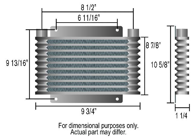 Derale Automatic Transmission Oil Cooler Kit 