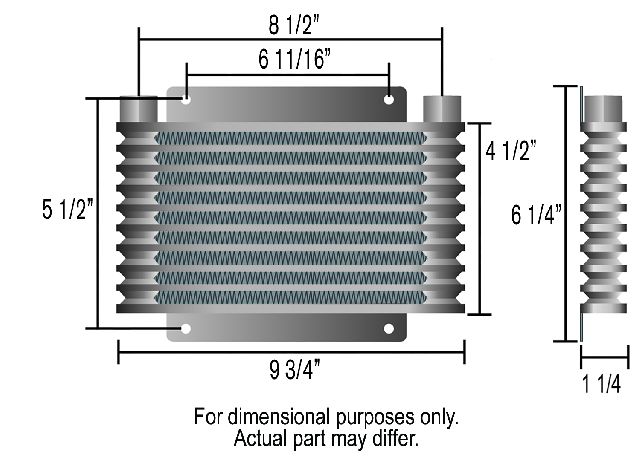 Derale Automatic Transmission Oil Cooler Kit 