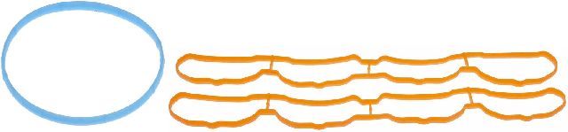Engine Intake Manifold Gasket Set - Upper for 2005-2008 Ford Expedition (Dorman 615-268G)