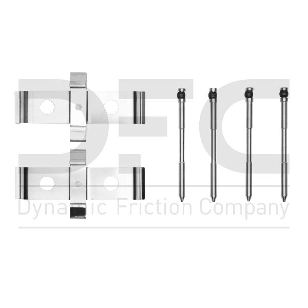 Disc Brake Hardware Kit - Front for 2004-2005 Jaguar XJR (Dynamic Friction 340-20002)