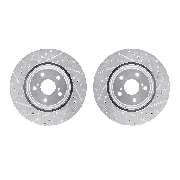 Disc Brake Rotor Set - Front for 2015-2017 Lexus NX200t (Dynamic Friction 7002-76019)