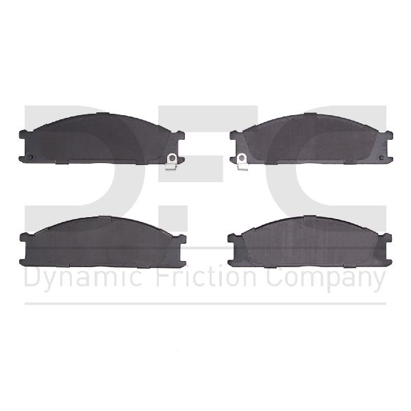 Disc Brake Pad Set - Front for 1998-2004 Nissan Frontier (Dynamic Friction 1551-0333-00)
