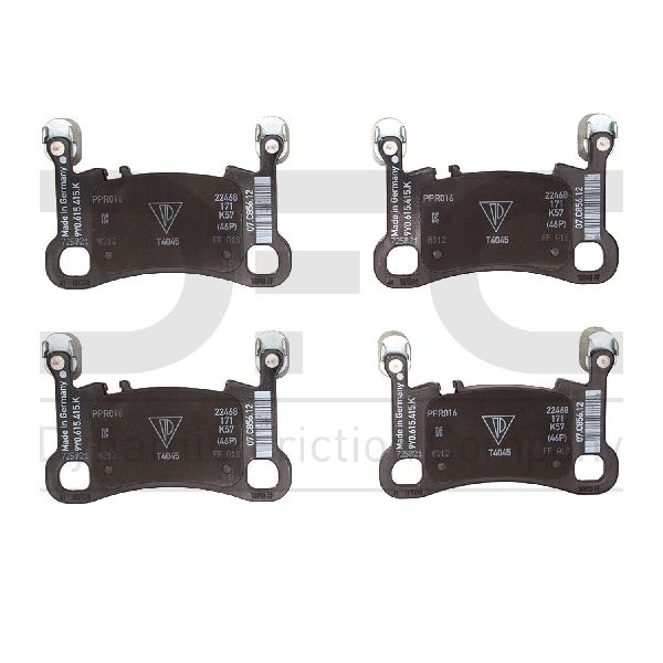 Disc Brake Pad Set - Rear for 2019-2023 Porsche Cayenne (Dynamic Friction 1551-2166-00)