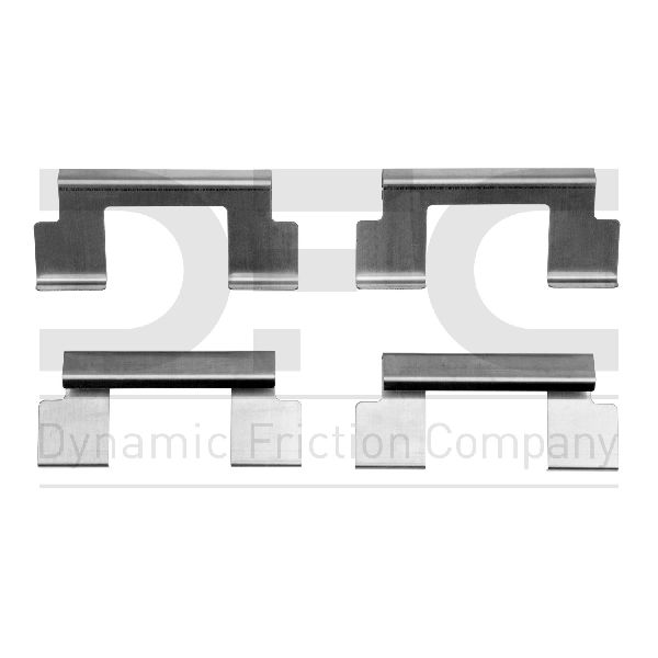 Disc Brake Hardware Kit - Rear for 1987-1992 Mercury Cougar (Dynamic Friction 340-54015)