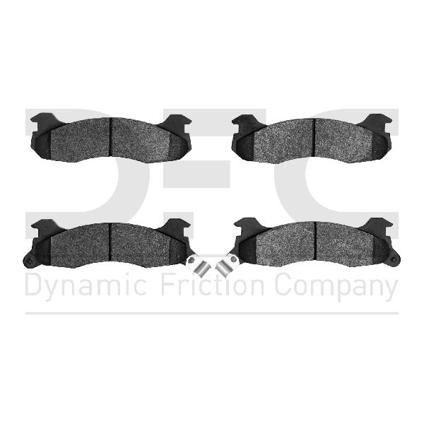 Disc Brake Pad Set - Rear for 1982-1987 Lincoln Continental (Dynamic Friction 1551-0204-00)