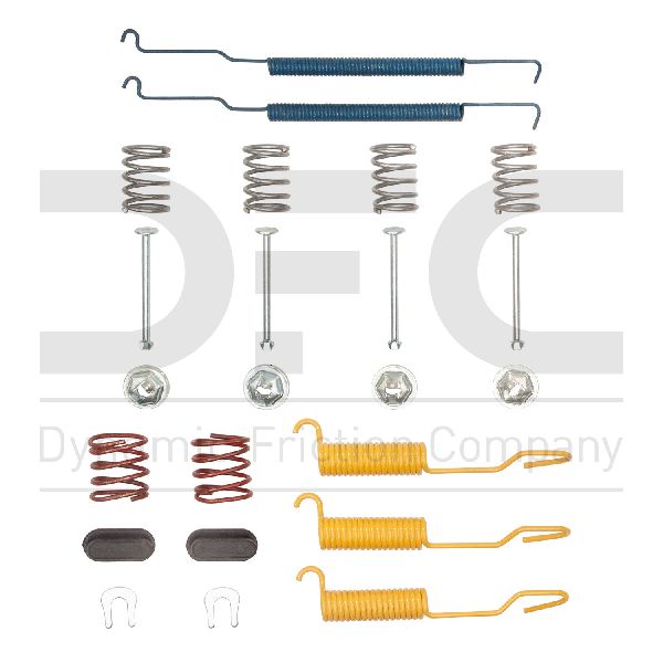 Drum Brake Hardware Kit - Rear for 1991-2001 Jeep Cherokee (Dynamic Friction 370-42001)