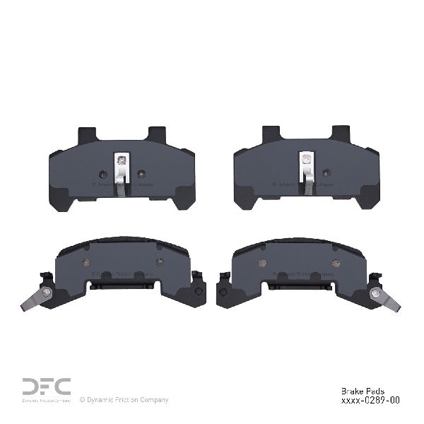Disc Brake Pad Set - Front for 1982-1991 Chevrolet Cavalier (Dynamic Friction 1551-0289-00)
