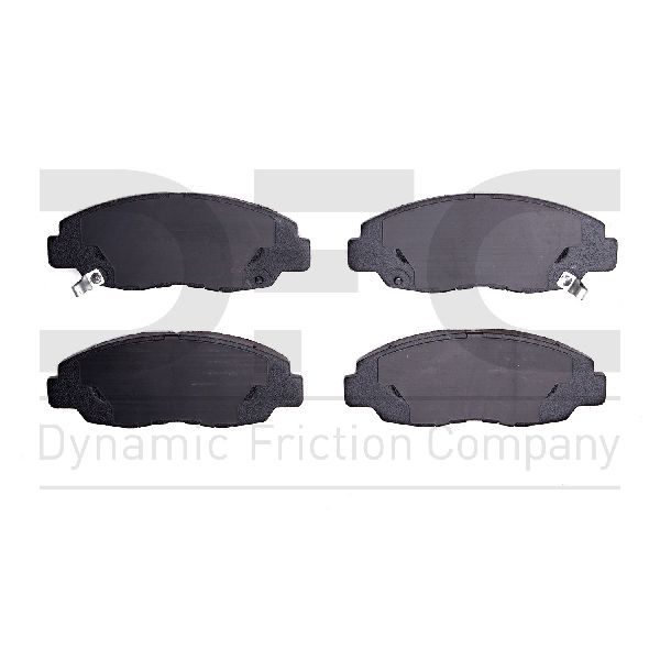Disc Brake Pad Set - Front for 2010-2014 Honda Insight (Dynamic Friction 1551-1578-00)